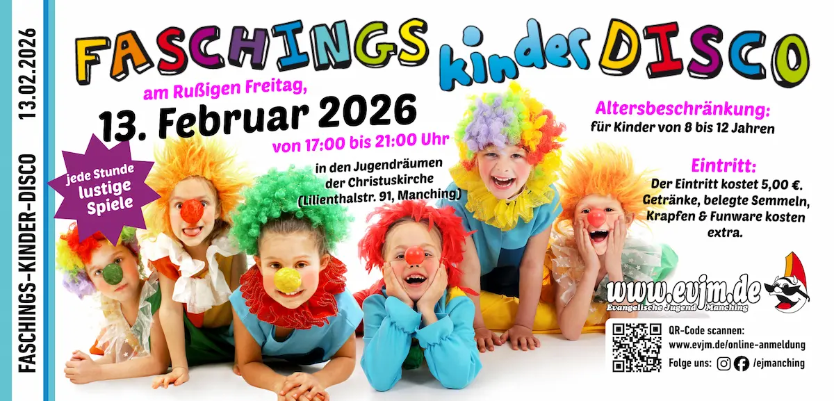 Faschingsdisco Kinder Manching