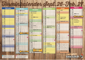 Halbjahreskalender